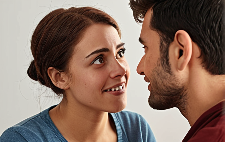 A person courageously expressing their feelings honestly in a conversation, maintaining eye contact, and fostering a healthy relationship.
